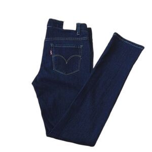 Levi's 711 Skinny Dark Denim 5 Pocket Jeans Size 14 Regular